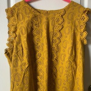 Boden womens lined eyelet top